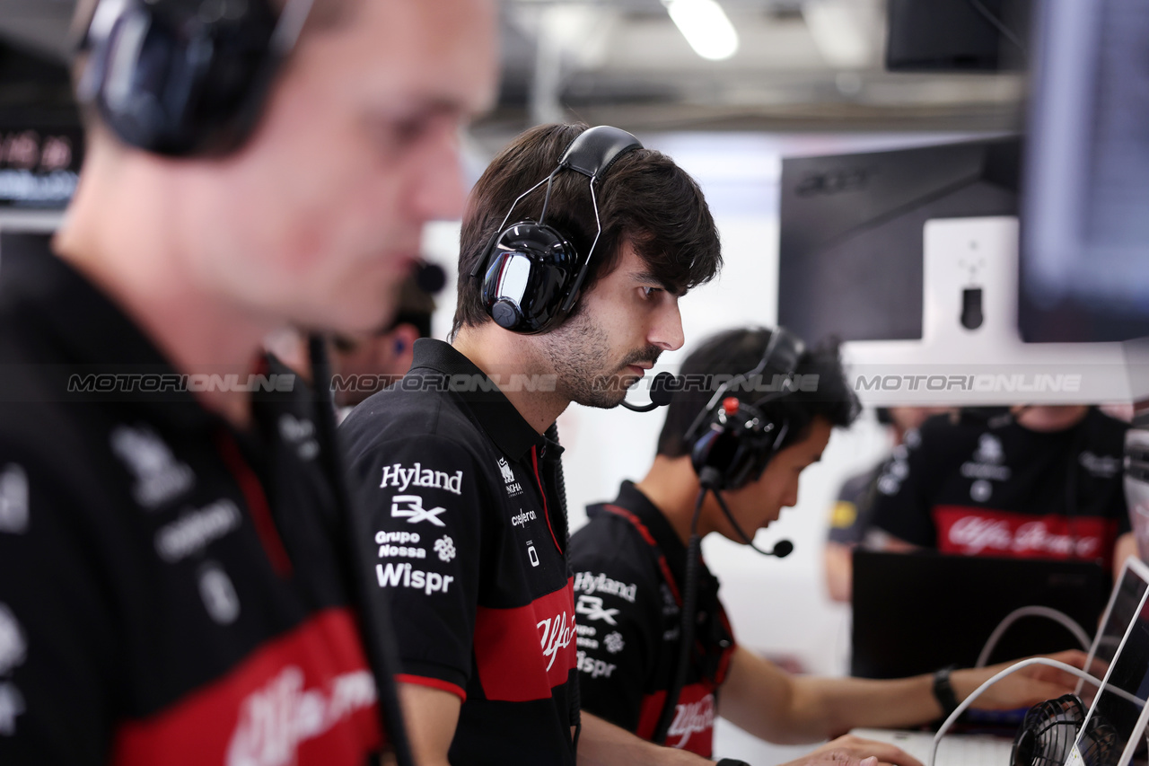 GP UNGHERIA, Cris Pirro (ITA) Alfa Romeo F1 Team Performance Engineer.

21.07.2023. Formula 1 World Championship, Rd 12, Hungarian Grand Prix, Budapest, Hungary, Practice Day.

- www.xpbimages.com, EMail: requests@xpbimages.com © Copyright: Bearne / XPB Images