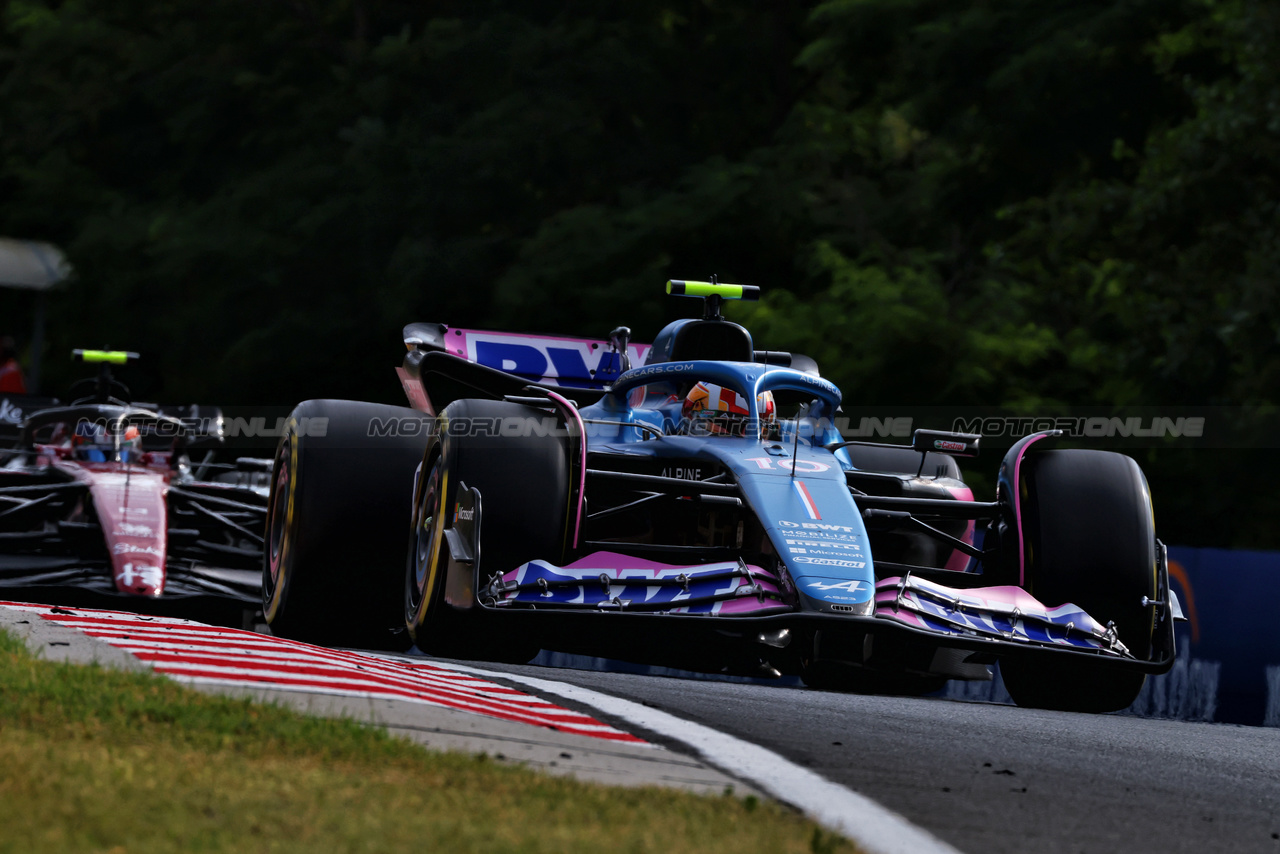 GP UNGHERIA, Pierre Gasly (FRA) Alpine F1 Team A523.

21.07.2023. Formula 1 World Championship, Rd 12, Hungarian Grand Prix, Budapest, Hungary, Practice Day.

 - www.xpbimages.com, EMail: requests@xpbimages.com © Copyright: Coates / XPB Images