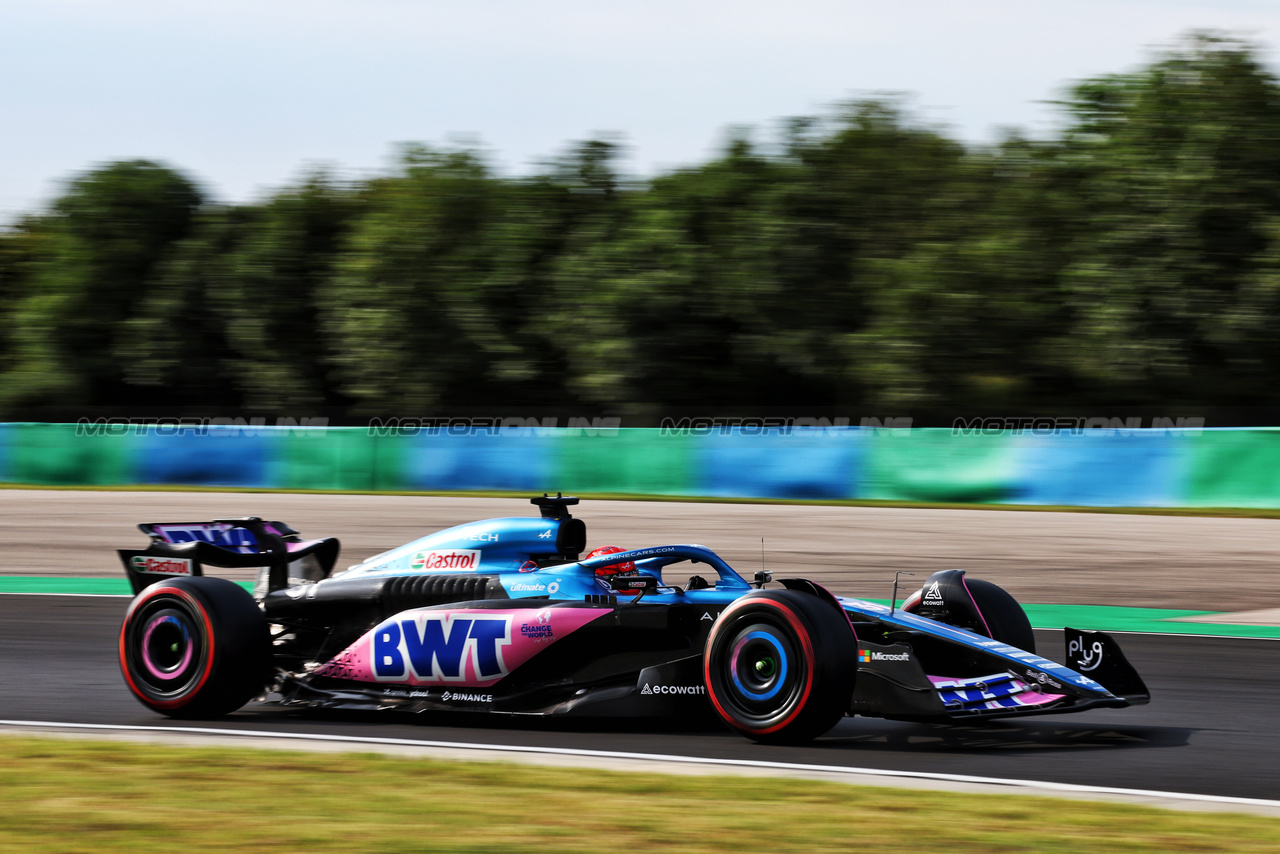 GP UNGHERIA, Esteban Ocon (FRA) Alpine F1 Team A523.

21.07.2023. Formula 1 World Championship, Rd 12, Hungarian Grand Prix, Budapest, Hungary, Practice Day.

- www.xpbimages.com, EMail: requests@xpbimages.com © Copyright: Moy / XPB Images