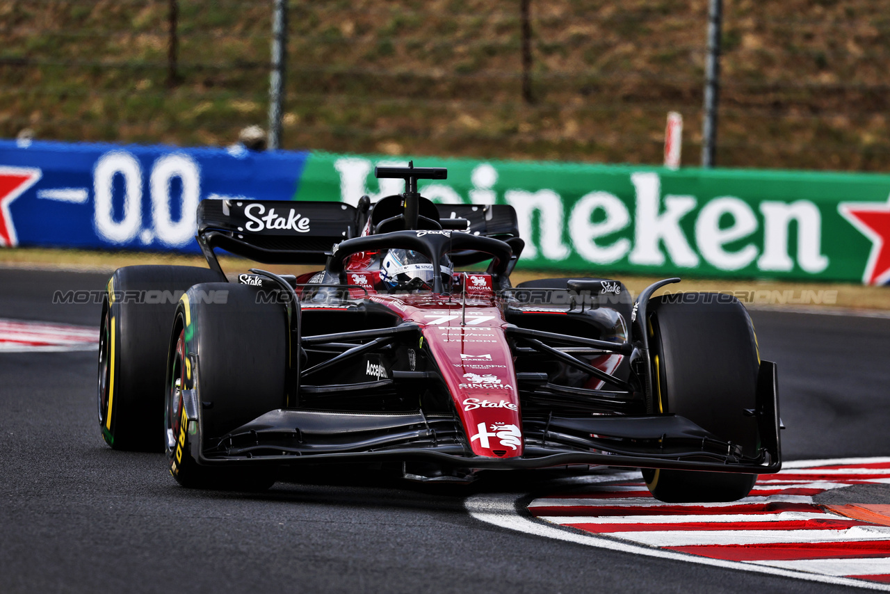 GP UNGHERIA, Valtteri Bottas (FIN) Alfa Romeo F1 Team C43.

21.07.2023. Formula 1 World Championship, Rd 12, Hungarian Grand Prix, Budapest, Hungary, Practice Day.

- www.xpbimages.com, EMail: requests@xpbimages.com © Copyright: Moy / XPB Images