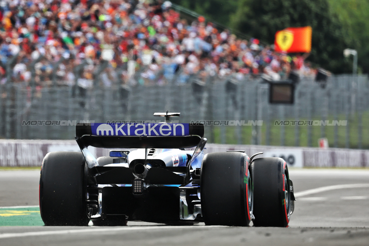 GP UNGHERIA, Alexander Albon (THA) Williams Racing FW45.

21.07.2023. Formula 1 World Championship, Rd 12, Hungarian Grand Prix, Budapest, Hungary, Practice Day.

- www.xpbimages.com, EMail: requests@xpbimages.com © Copyright: Bearne / XPB Images