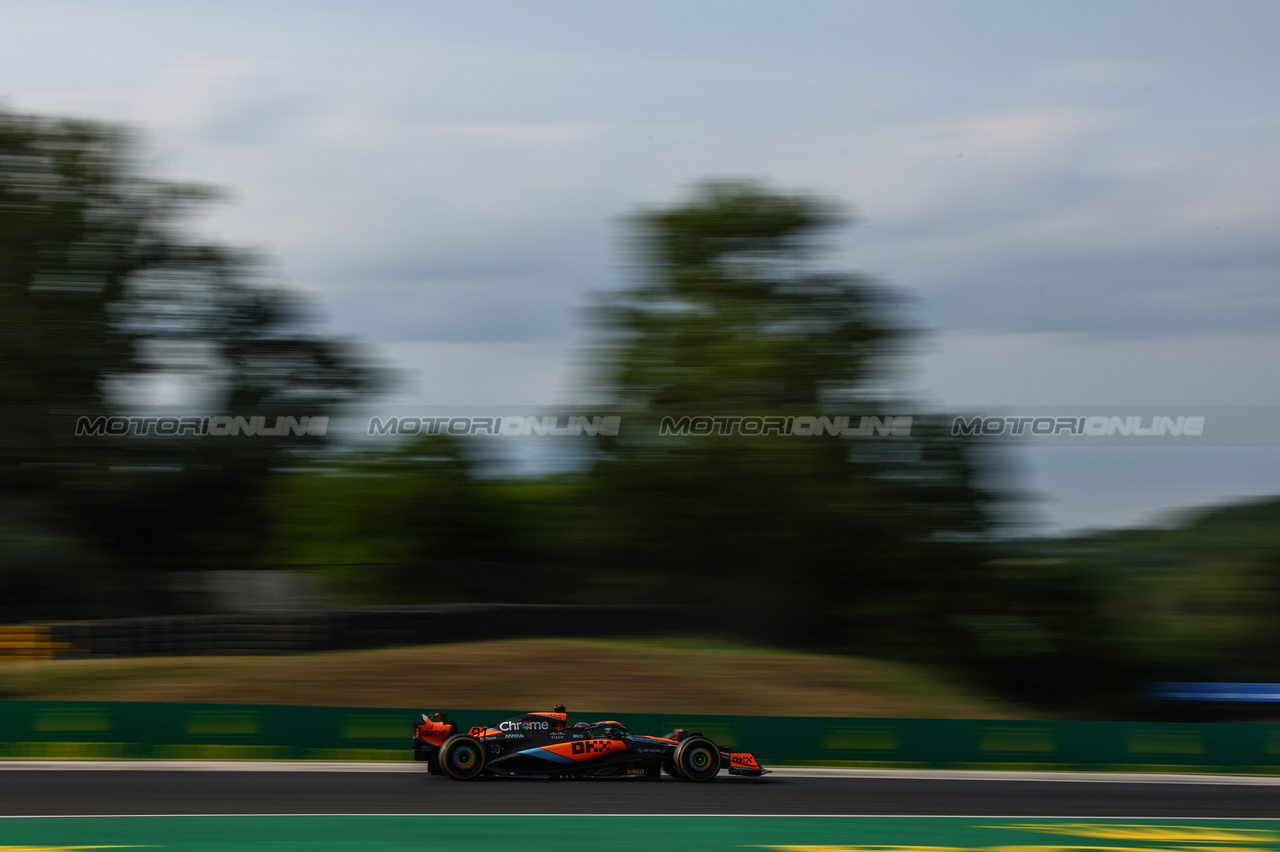 GP UNGHERIA, Oscar Piastri (AUS), McLaren 
21.07.2023. Formula 1 World Championship, Rd 12, Hungarian Grand Prix, Budapest, Hungary, Practice Day.
- www.xpbimages.com, EMail: requests@xpbimages.com © Copyright: Charniaux / XPB Images