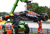 GP UNGHERIA, The damaged Red Bull Racing RB19 of Sergio Perez (MEX) is recovered from the circuit.
21.07.2023. Formula 1 World Championship, Rd 12, Hungarian Grand Prix, Budapest, Hungary, Practice Day.
 - www.xpbimages.com, EMail: requests@xpbimages.com © Copyright: Coates / XPB Images