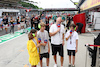 GP UNGHERIA, (L to R): Ruby (GER) Sky Sports Junior Presenter; Karl (GER) Sky Sports Junior Presenter; Frank Buschmann (GER) Sky F1 Commentator; e Phoenix (GER) Sky Sports Junior Presenter.
21.07.2023. Formula 1 World Championship, Rd 12, Hungarian Grand Prix, Budapest, Hungary, Practice Day.
- www.xpbimages.com, EMail: requests@xpbimages.com © Copyright: Bearne / XPB Images