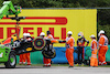 GP UNGHERIA, Sergio Perez (MEX) Red Bull Racing RB19 crashed in the first practice session.
21.07.2023. Formula 1 World Championship, Rd 12, Hungarian Grand Prix, Budapest, Hungary, Practice Day.
 - www.xpbimages.com, EMail: requests@xpbimages.com © Copyright: Coates / XPB Images