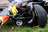 GP UNGHERIA, The damaged Red Bull Racing RB19 of Sergio Perez (MEX) Red Bull Racing, who crashed in the first practice session.
21.07.2023. Formula 1 World Championship, Rd 12, Hungarian Grand Prix, Budapest, Hungary, Practice Day.
- www.xpbimages.com, EMail: requests@xpbimages.com © Copyright: Charniaux / XPB Images