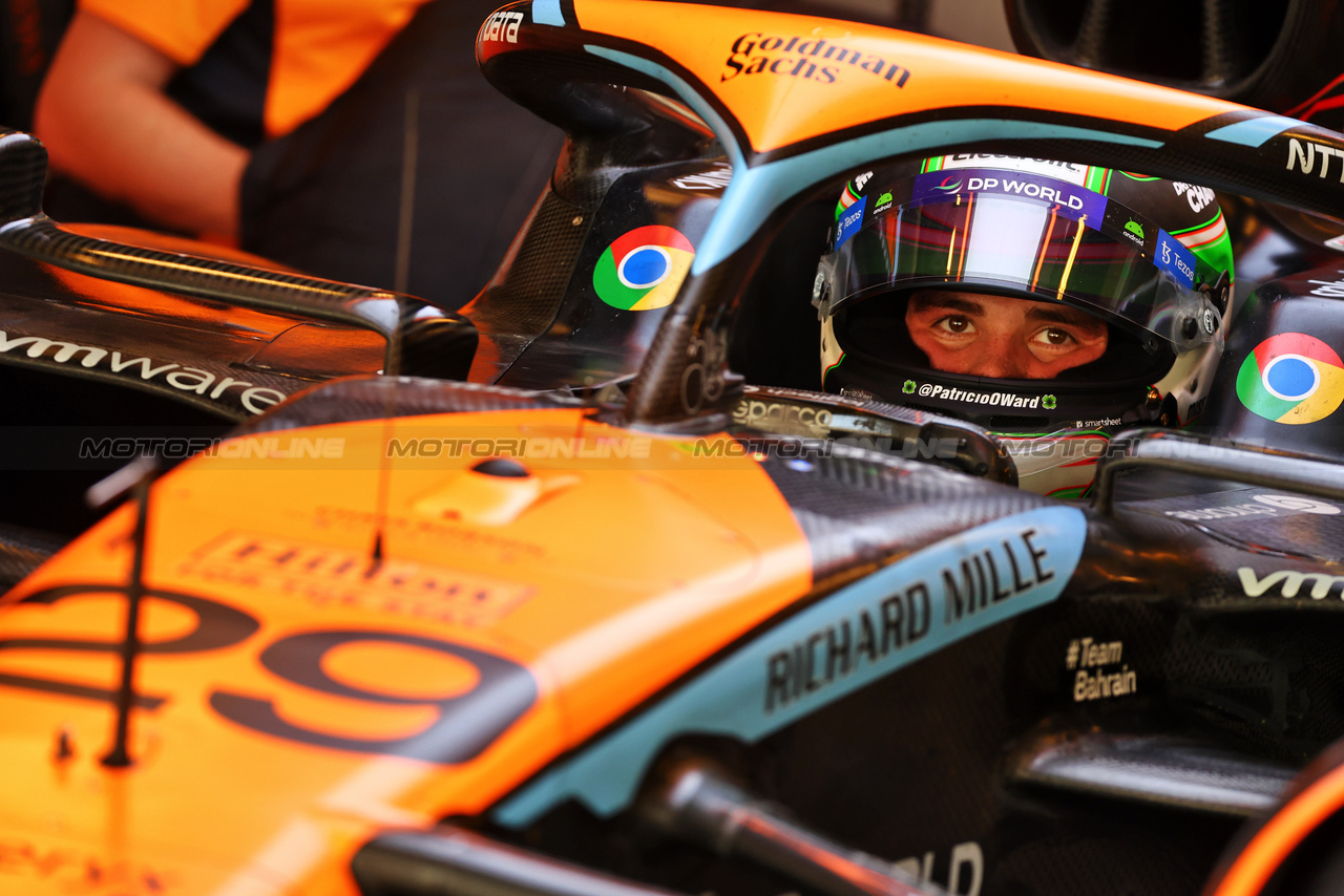 TEST ABU DHABI, Pato O'Ward (MEX) McLaren MCL60 Test Driver.

28.11.2023. Formula 1 Testing, Yas Marina Circuit, Abu Dhabi, Tuesday.

- www.xpbimages.com, EMail: requests@xpbimages.com © Copyright: Batchelor / XPB Images