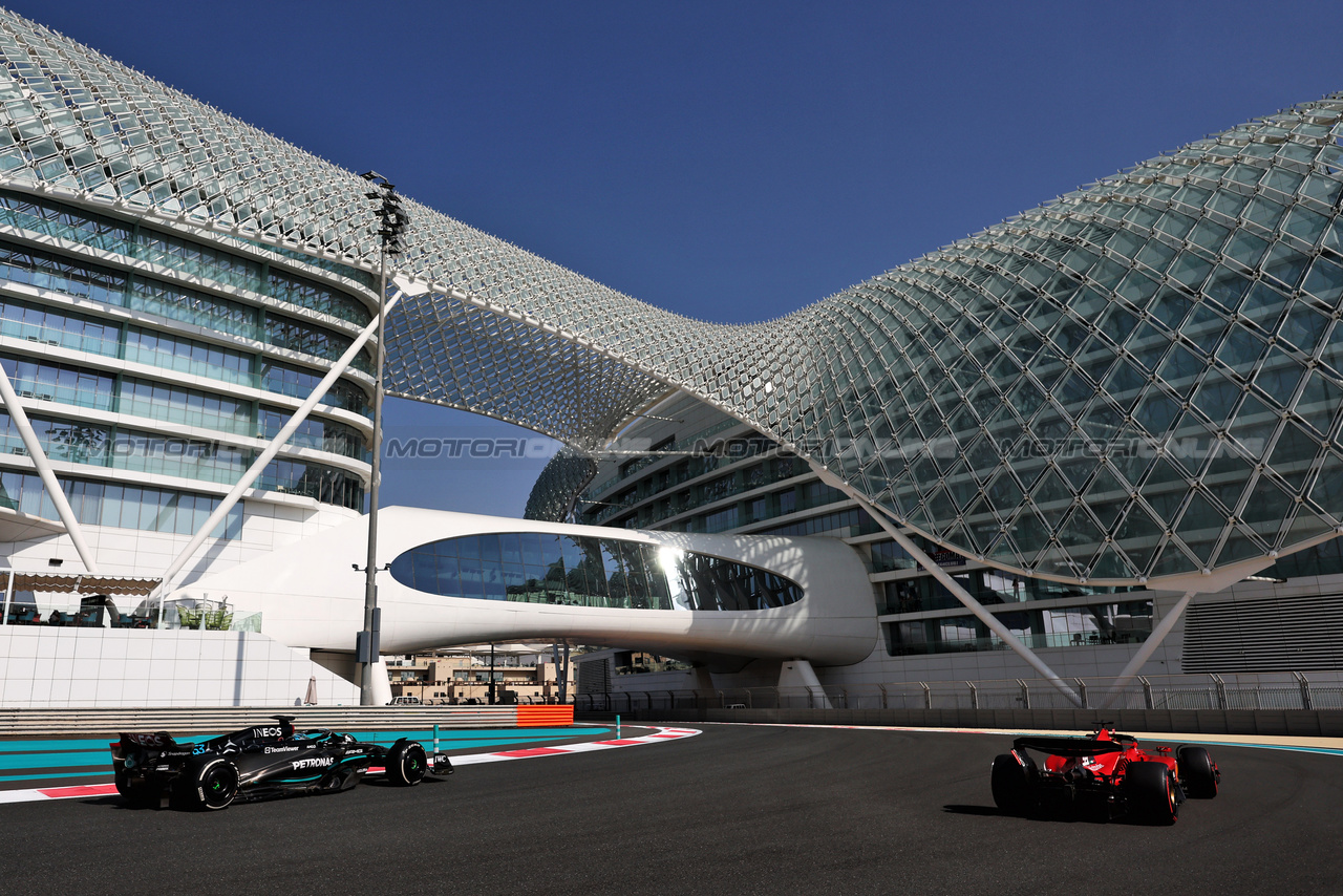 TEST ABU DHABI, George Russell (GBR) Mercedes AMG F1 W14.

28.11.2023. Formula 1 Testing, Yas Marina Circuit, Abu Dhabi, Tuesday.

- www.xpbimages.com, EMail: requests@xpbimages.com © Copyright: Moy / XPB Images