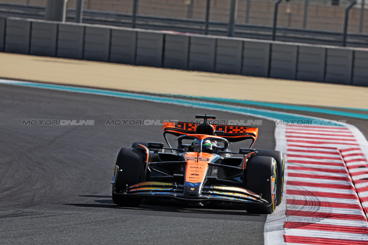 TEST ABU DHABI, Pato O'Ward (MEX) McLaren MCL60 Test Driver.

28.11.2023. Formula 1 Testing, Yas Marina Circuit, Abu Dhabi, Tuesday.

- www.xpbimages.com, EMail: requests@xpbimages.com © Copyright: Batchelor / XPB Images