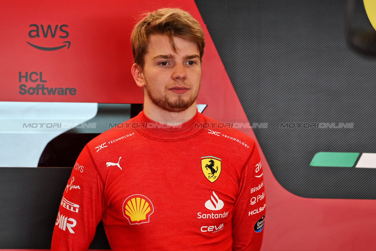 TEST ABU DHABI, Robert Shwartzman (RUS) / (ISR) Ferrari Reserve Driver.

28.11.2023. Formula 1 Testing, Yas Marina Circuit, Abu Dhabi, Tuesday.

- www.xpbimages.com, EMail: requests@xpbimages.com © Copyright: Moy / XPB Images
