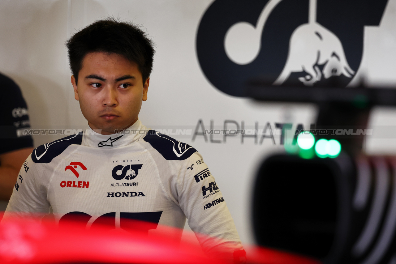 TEST ABU DHABI, Ayumu Iwasa (JPN) AlphaTauri Test Driver.

28.11.2023. Formula 1 Testing, Yas Marina Circuit, Abu Dhabi, Tuesday.

- www.xpbimages.com, EMail: requests@xpbimages.com © Copyright: Moy / XPB Images