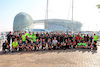 TEST ABU DHABI, Teams e Pirelli motorhome hospitality group photograph.
28.11.2023. Formula 1 Testing, Yas Marina Circuit, Abu Dhabi, Tuesday.
- www.xpbimages.com, EMail: requests@xpbimages.com © Copyright: Batchelor / XPB Images
