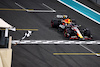 TEST ABU DHABI, Jake Dennis (GBR) Red Bull Racing RB19 Test Driver takes the chequered flag at the end of the session.

28.11.2023. Formula 1 Testing, Yas Marina Circuit, Abu Dhabi, Tuesday.
- www.xpbimages.com, EMail: requests@xpbimages.com © Copyright: Batchelor / XPB Images