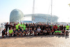 TEST ABU DHABI, Teams e Pirelli motorhome hospitality group photograph.
28.11.2023. Formula 1 Testing, Yas Marina Circuit, Abu Dhabi, Tuesday.
- www.xpbimages.com, EMail: requests@xpbimages.com © Copyright: Batchelor / XPB Images