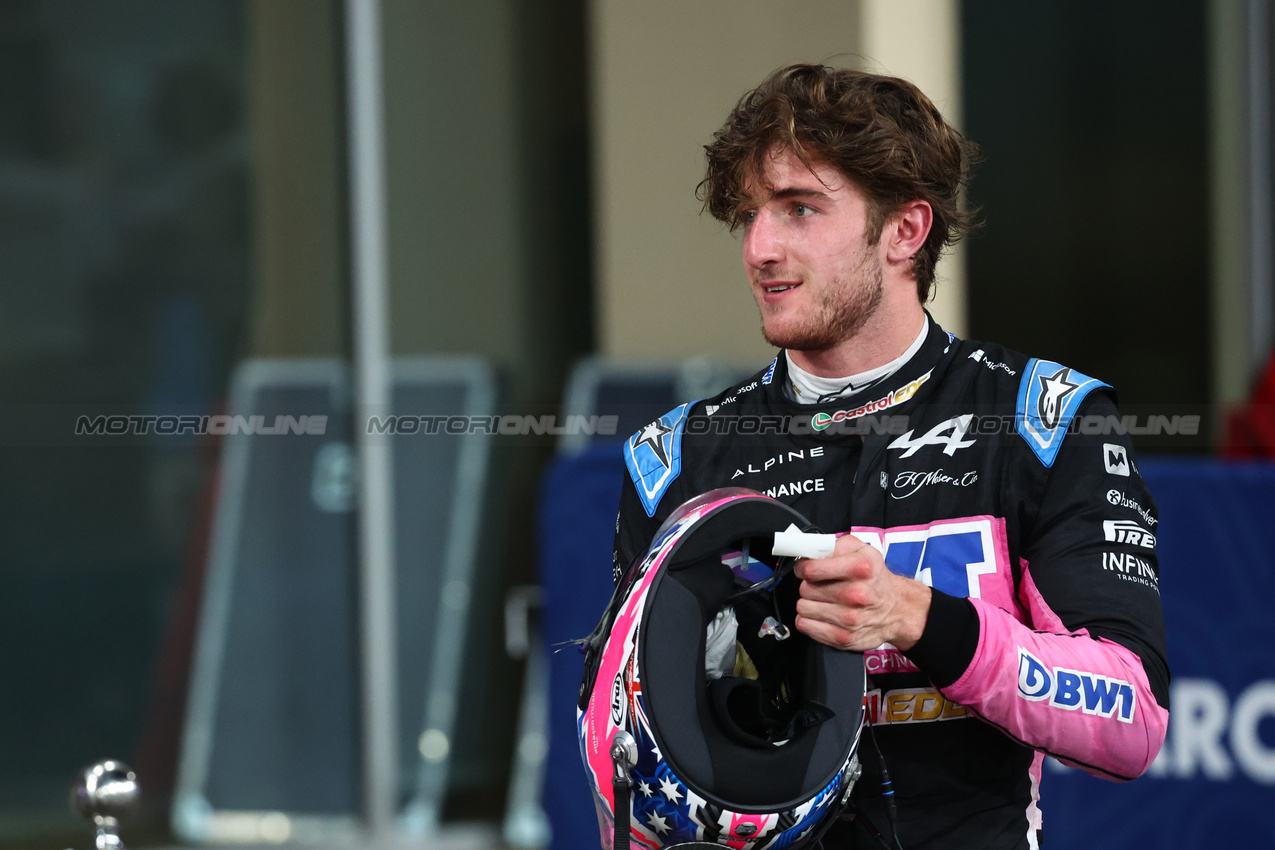 GP ABU DHABI, Jack Doohan (AUS) Alpine F1 Team.
08.12.2024. Formula 1 World Championship, Rd 24, Abu Dhabi Grand Prix, Yas Marina Circuit, Abu Dhabi, Gara Day.
- www.xpbimages.com, EMail: requests@xpbimages.com © Copyright: Batchelor / XPB Images