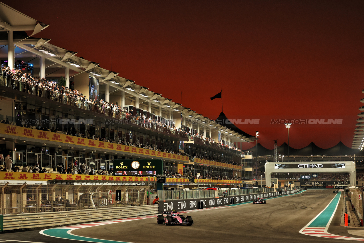 GP ABU DHABI, Pierre Gasly (FRA) Alpine F1 Team A524.

08.12.2024. Formula 1 World Championship, Rd 24, Abu Dhabi Grand Prix, Yas Marina Circuit, Abu Dhabi, Gara Day.

- www.xpbimages.com, EMail: requests@xpbimages.com © Copyright: Moy / XPB Images