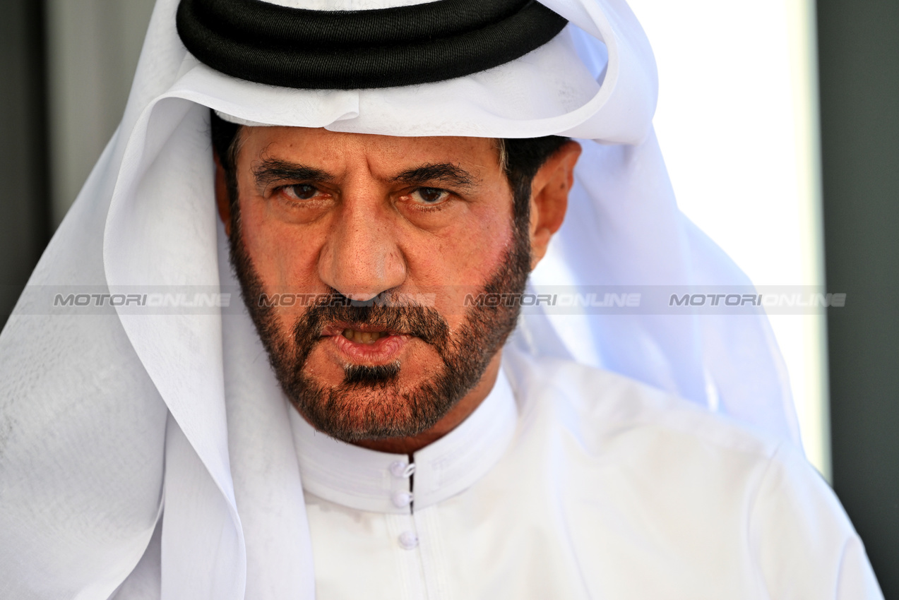 GP ABU DHABI, Mohammed Bin Sulayem (UAE) FIA President.

08.12.2024. Formula 1 World Championship, Rd 24, Abu Dhabi Grand Prix, Yas Marina Circuit, Abu Dhabi, Gara Day.

- www.xpbimages.com, EMail: requests@xpbimages.com © Copyright: Price / XPB Images