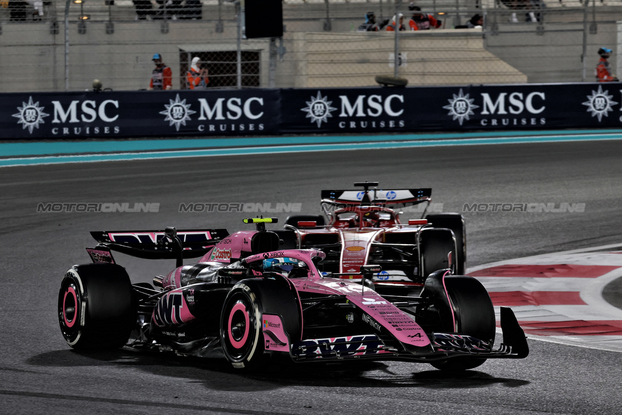 GP ABU DHABI, Pierre Gasly (FRA) Alpine F1 Team A524.

08.12.2024. Formula 1 World Championship, Rd 24, Abu Dhabi Grand Prix, Yas Marina Circuit, Abu Dhabi, Gara Day.

- www.xpbimages.com, EMail: requests@xpbimages.com © Copyright: Moy / XPB Images