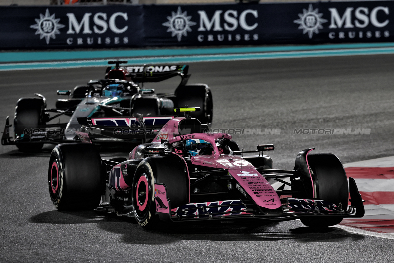 GP ABU DHABI, Pierre Gasly (FRA) Alpine F1 Team A524.

08.12.2024. Formula 1 World Championship, Rd 24, Abu Dhabi Grand Prix, Yas Marina Circuit, Abu Dhabi, Gara Day.

- www.xpbimages.com, EMail: requests@xpbimages.com © Copyright: Moy / XPB Images