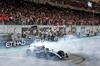 GP ABU DHABI, Fourth placed Lewis Hamilton (GBR) Mercedes AMG F1 W15 performs doughnuts at the end of the race.

08.12.2024. Formula 1 World Championship, Rd 24, Abu Dhabi Grand Prix, Yas Marina Circuit, Abu Dhabi, Gara Day.

- www.xpbimages.com, EMail: requests@xpbimages.com © Copyright: Batchelor / XPB Images