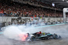 GP ABU DHABI, Fourth placed Lewis Hamilton (GBR) Mercedes AMG F1 W15 performs doughnuts at the end of the race.

08.12.2024. Formula 1 World Championship, Rd 24, Abu Dhabi Grand Prix, Yas Marina Circuit, Abu Dhabi, Gara Day.

- www.xpbimages.com, EMail: requests@xpbimages.com © Copyright: Batchelor / XPB Images