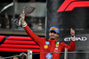 GP ABU DHABI, Carlos Sainz Jr (ESP) Ferrari celebrates his second position on the podium.

08.12.2024. Formula 1 World Championship, Rd 24, Abu Dhabi Grand Prix, Yas Marina Circuit, Abu Dhabi, Gara Day.

- www.xpbimages.com, EMail: requests@xpbimages.com © Copyright: Moy / XPB Images