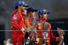 GP ABU DHABI, Carlos Sainz Jr (ESP), Ferrari Charles Leclerc (FRA), Ferrari Zak Brown (USA), McLaren F1 Team Executive Director Lando Norris (GBR), McLaren F1 Team 
08.12.2024. Formula 1 World Championship, Rd 24, Abu Dhabi Grand Prix, Yas Marina Circuit, Abu Dhabi, Gara Day.
- www.xpbimages.com, EMail: requests@xpbimages.com © Copyright: Charniaux / XPB Images
