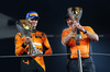 GP ABU DHABI, Lando Norris (GBR), McLaren F1 Team Zak Brown (USA), McLaren F1 Team Executive Director 
08.12.2024. Formula 1 World Championship, Rd 24, Abu Dhabi Grand Prix, Yas Marina Circuit, Abu Dhabi, Gara Day.
- www.xpbimages.com, EMail: requests@xpbimages.com © Copyright: Charniaux / XPB Images