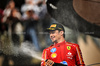 GP ABU DHABI, Charles Leclerc (MON) Ferrari celebrates his third position on the podium.

08.12.2024. Formula 1 World Championship, Rd 24, Abu Dhabi Grand Prix, Yas Marina Circuit, Abu Dhabi, Gara Day.

- www.xpbimages.com, EMail: requests@xpbimages.com © Copyright: Price / XPB Images