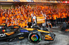 GP ABU DHABI, Gara winner Lando Norris (GBR) McLaren e Oscar Piastri (AUS) McLaren celebrate winning the Constructors' Championship with the team.

08.12.2024. Formula 1 World Championship, Rd 24, Abu Dhabi Grand Prix, Yas Marina Circuit, Abu Dhabi, Gara Day.

- www.xpbimages.com, EMail: requests@xpbimages.com © Copyright: Charniaux / XPB Images