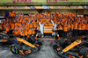 GP ABU DHABI, Lando Norris (GBR) McLaren; Crown Prince Shaikh Salman bin Isa Hamad Al Khalifa (BRN); Andreas Seidl (GER) Sauber Group Chief Executive Officer; Zak Brown (USA) McLaren Executive Director; Sheikh Mohammed bin Essa Al Khalifa (BRN) CEO of the Bahrain Economic Development Board e McLaren Shareholder ; e Oscar Piastri (AUS) McLaren with the team at the McLaren Constructors' Championship celebration.

08.12.2024. Formula 1 World Championship, Rd 24, Abu Dhabi Grand Prix, Yas Marina Circuit, Abu Dhabi, Gara Day.

- www.xpbimages.com, EMail: requests@xpbimages.com © Copyright: Moy / XPB Images