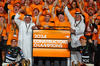GP ABU DHABI, (L to R): Lando Norris (GBR) McLaren; Crown Prince Shaikh Salman bin Isa Hamad Al Khalifa (BRN); Andreas Seidl (GER) Sauber Group Chief Executive Officer; Zak Brown (USA) McLaren Executive Director; Sheikh Mohammed bin Essa Al Khalifa (BRN) CEO of the Bahrain Economic Development Board e McLaren Shareholder ; e Oscar Piastri (AUS) McLaren with the team at the McLaren Constructors' Championship celebration.

08.12.2024. Formula 1 World Championship, Rd 24, Abu Dhabi Grand Prix, Yas Marina Circuit, Abu Dhabi, Gara Day.

- www.xpbimages.com, EMail: requests@xpbimages.com © Copyright: Batchelor / XPB Images
