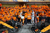 GP ABU DHABI, Lando Norris (GBR) McLaren; Crown Prince Shaikh Salman bin Isa Hamad Al Khalifa (BRN); Andreas Seidl (GER) Sauber Group Chief Executive Officer; Zak Brown (USA) McLaren Executive Director; Sheikh Mohammed bin Essa Al Khalifa (BRN) CEO of the Bahrain Economic Development Board e McLaren Shareholder ; e Oscar Piastri (AUS) McLaren with the team at the McLaren Constructors' Championship celebration.

08.12.2024. Formula 1 World Championship, Rd 24, Abu Dhabi Grand Prix, Yas Marina Circuit, Abu Dhabi, Gara Day.

 - www.xpbimages.com, EMail: requests@xpbimages.com © Copyright: Coates / XPB Images