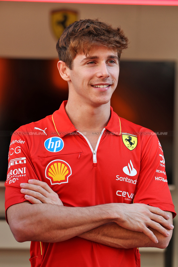 GP ABU DHABI, Arthur Leclerc (FRA) Ferrari Test Driver.

05.12.2024. Formula 1 World Championship, Rd 24, Abu Dhabi Grand Prix, Yas Marina Circuit, Abu Dhabi, Preparation Day.

- www.xpbimages.com, EMail: requests@xpbimages.com © Copyright: Moy / XPB Images
