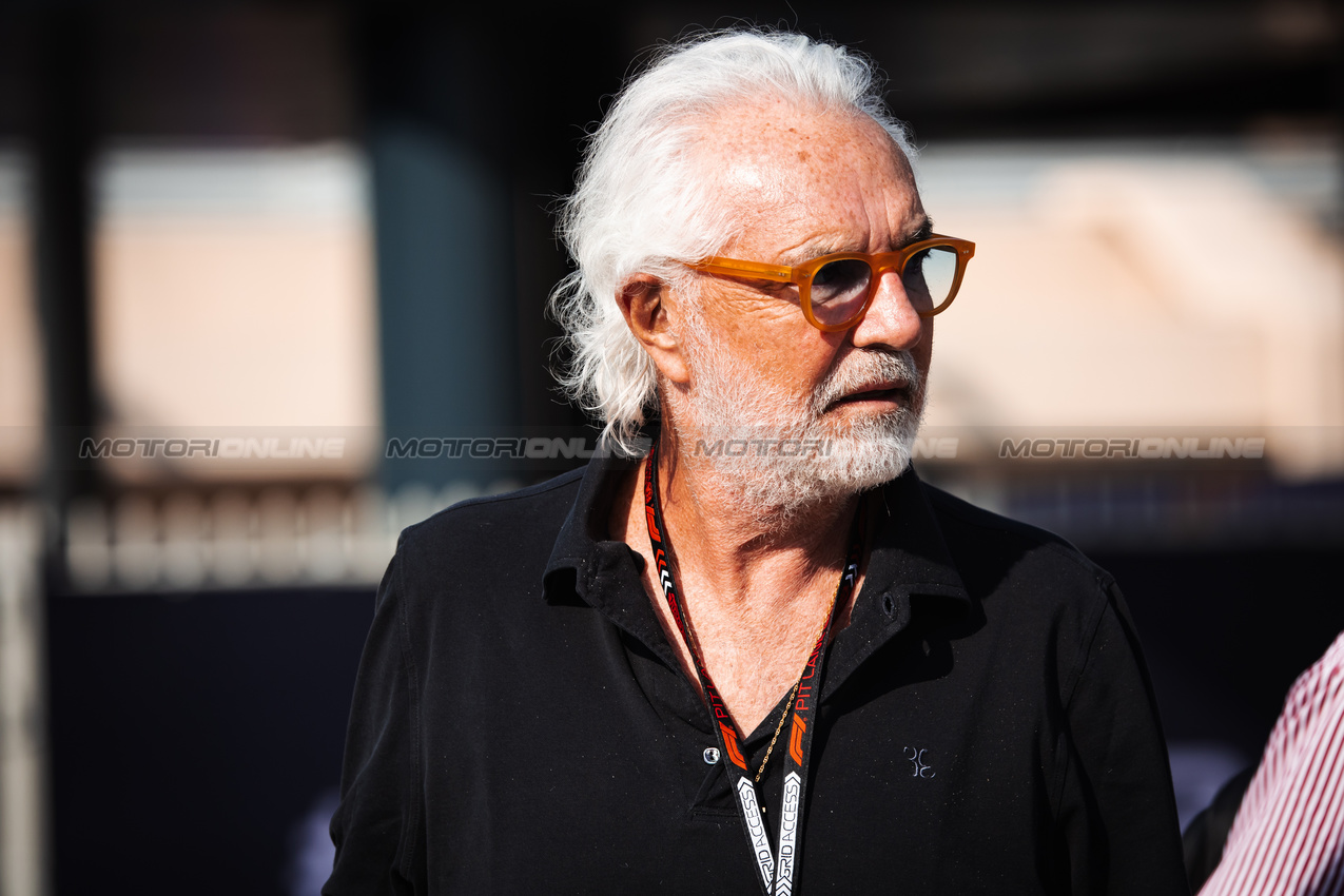 GP ABU DHABI, Flavio Briatore (ITA) Alpine F1 Team Executive Advisor.

05.12.2024. Formula 1 World Championship, Rd 24, Abu Dhabi Grand Prix, Yas Marina Circuit, Abu Dhabi, Preparation Day.

- www.xpbimages.com, EMail: requests@xpbimages.com © Copyright: Bearne / XPB Images