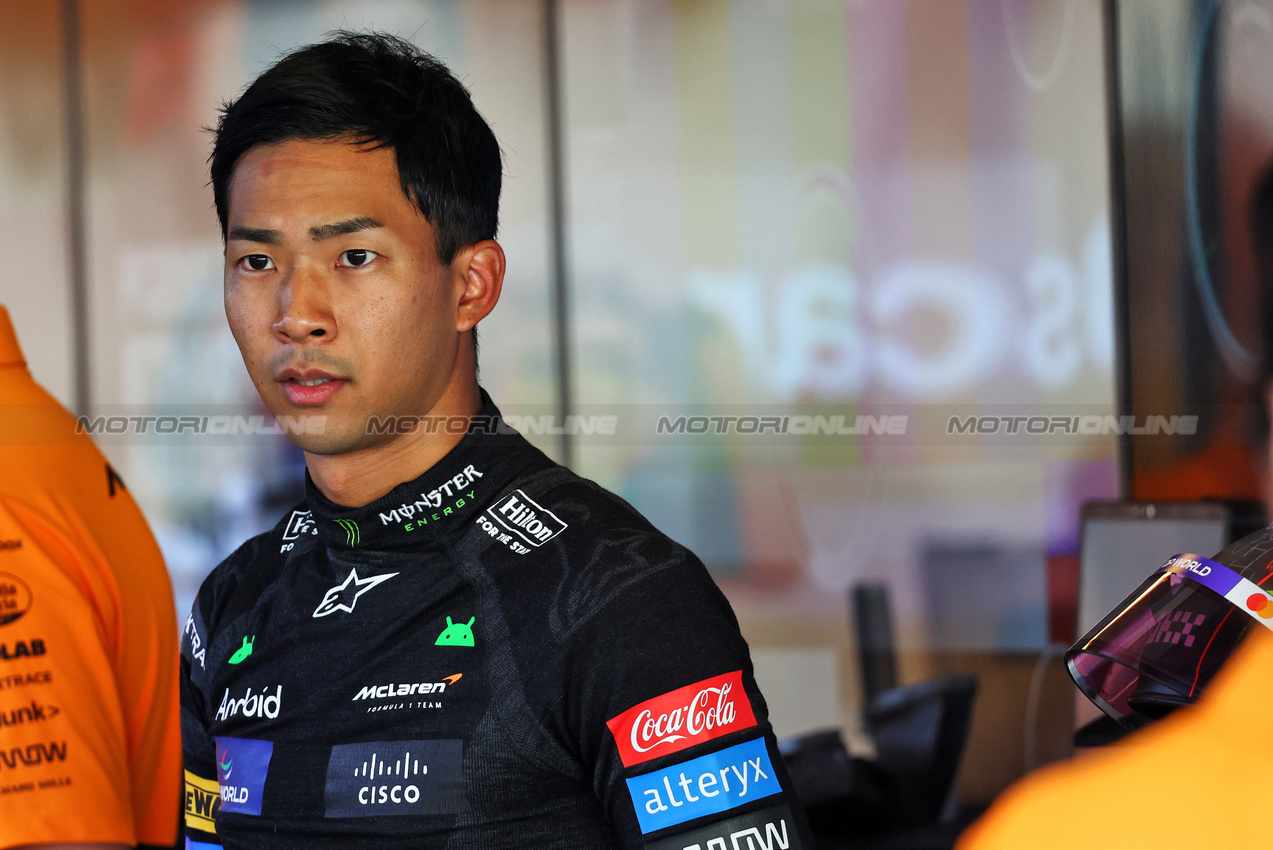 GP ABU DHABI, Ryo Hirakawa (JPN) McLaren Reserve Driver.

05.12.2024. Formula 1 World Championship, Rd 24, Abu Dhabi Grand Prix, Yas Marina Circuit, Abu Dhabi, Preparation Day.

- www.xpbimages.com, EMail: requests@xpbimages.com © Copyright: Batchelor / XPB Images