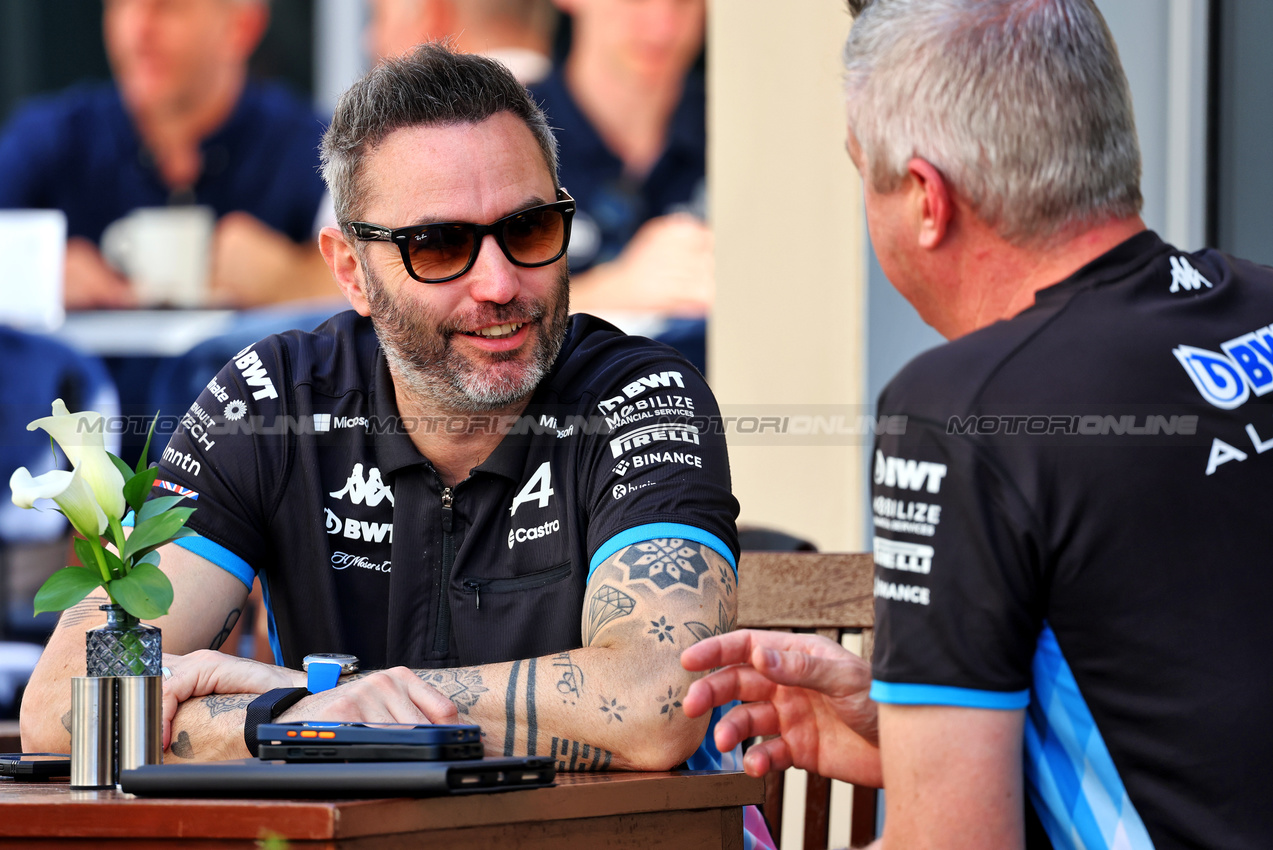 GP ABU DHABI, Julian Rouse (GBR) Alpine F1 Team Sporting Director.

05.12.2024. Formula 1 World Championship, Rd 24, Abu Dhabi Grand Prix, Yas Marina Circuit, Abu Dhabi, Preparation Day.

- www.xpbimages.com, EMail: requests@xpbimages.com © Copyright: Batchelor / XPB Images
