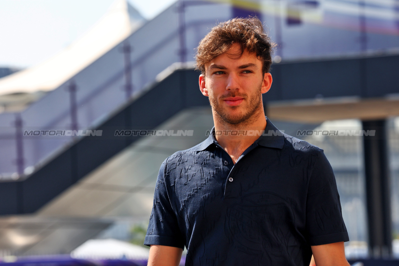 GP ABU DHABI, Pierre Gasly (FRA) Alpine F1 Team.

05.12.2024. Formula 1 World Championship, Rd 24, Abu Dhabi Grand Prix, Yas Marina Circuit, Abu Dhabi, Preparation Day.

- www.xpbimages.com, EMail: requests@xpbimages.com © Copyright: Batchelor / XPB Images