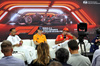 GP ABU DHABI, (L to R): Lewis Hamilton (GBR) Mercedes AMG F1; Oscar Piastri (AUS) McLaren; e Carlos Sainz Jr (ESP) Ferrari, in the FIA Press Conference.

05.12.2024. Formula 1 World Championship, Rd 24, Abu Dhabi Grand Prix, Yas Marina Circuit, Abu Dhabi, Preparation Day.

- www.xpbimages.com, EMail: requests@xpbimages.com © Copyright: Bearne / XPB Images