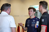 GP ABU DHABI, (L to R): David Croft (GBR) Sky Sports F1 Commentator with Franco Colapinto (ARG) Williams Racing e Nico Hulkenberg (GER) Haas F1 Team.

05.12.2024. Formula 1 World Championship, Rd 24, Abu Dhabi Grand Prix, Yas Marina Circuit, Abu Dhabi, Preparation Day.

- www.xpbimages.com, EMail: requests@xpbimages.com © Copyright: Bearne / XPB Images