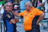 GP ABU DHABI, (L to R): Gerrard O'Reilly, Red Bull Racing Head of Freight Operations with Rob Marshall (GBR) McLaren Chief Designer.

05.12.2024. Formula 1 World Championship, Rd 24, Abu Dhabi Grand Prix, Yas Marina Circuit, Abu Dhabi, Preparation Day.

 - www.xpbimages.com, EMail: requests@xpbimages.com © Copyright: Coates / XPB Images