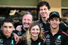 GP ABU DHABI, Doriane Pin (FRA) Prema Racing with Andrea Kimi Antonelli (ITA) Mercedes AMG F1 Junior Driver at a team photograph.

05.12.2024. Formula 1 World Championship, Rd 24, Abu Dhabi Grand Prix, Yas Marina Circuit, Abu Dhabi, Preparation Day.

- www.xpbimages.com, EMail: requests@xpbimages.com © Copyright: Price / XPB Images