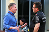 GP ABU DHABI, (L to R): Max Verstappen (NLD) Red Bull Racing with Gwen Lagrue, Head of Mercedes AMG Driver Development.

05.12.2024. Formula 1 World Championship, Rd 24, Abu Dhabi Grand Prix, Yas Marina Circuit, Abu Dhabi, Preparation Day.

- www.xpbimages.com, EMail: requests@xpbimages.com © Copyright: Moy / XPB Images