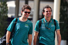 GP ABU DHABI, (L to R): Felipe Drugovich (BRA) Aston Martin F1 Team, Reserve e Development Programme Driver with Pedro De La Rosa (ESP) Aston Martin F1 Team, Team Ambassador.

05.12.2024. Formula 1 World Championship, Rd 24, Abu Dhabi Grand Prix, Yas Marina Circuit, Abu Dhabi, Preparation Day.

- www.xpbimages.com, EMail: requests@xpbimages.com © Copyright: Moy / XPB Images