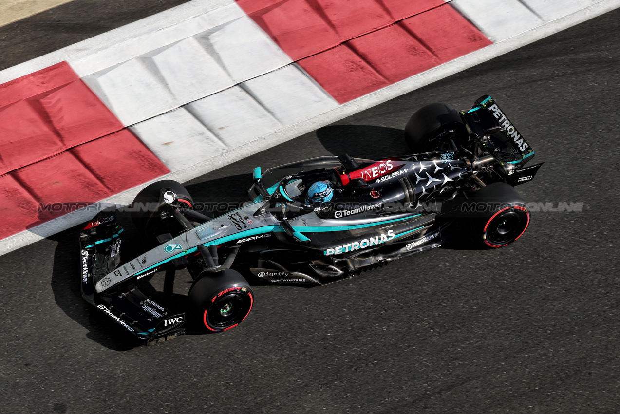 GP ABU DHABI, George Russell (GBR) Mercedes AMG F1 W15.

07.12.2024. Formula 1 World Championship, Rd 24, Abu Dhabi Grand Prix, Yas Marina Circuit, Abu Dhabi, Qualifiche Day.

- www.xpbimages.com, EMail: requests@xpbimages.com © Copyright: Moy / XPB Images