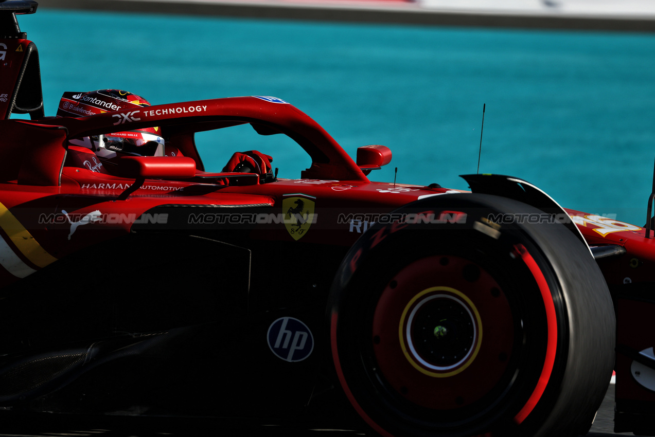 GP ABU DHABI, Charles Leclerc (MON) Ferrari SF-24.

07.12.2024. Formula 1 World Championship, Rd 24, Abu Dhabi Grand Prix, Yas Marina Circuit, Abu Dhabi, Qualifiche Day.

 - www.xpbimages.com, EMail: requests@xpbimages.com © Copyright: Coates / XPB Images