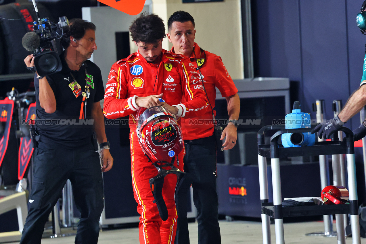 GP ABU DHABI, Charles Leclerc (MON) Ferrari.

07.12.2024. Formula 1 World Championship, Rd 24, Abu Dhabi Grand Prix, Yas Marina Circuit, Abu Dhabi, Qualifiche Day.

- www.xpbimages.com, EMail: requests@xpbimages.com © Copyright: Batchelor / XPB Images