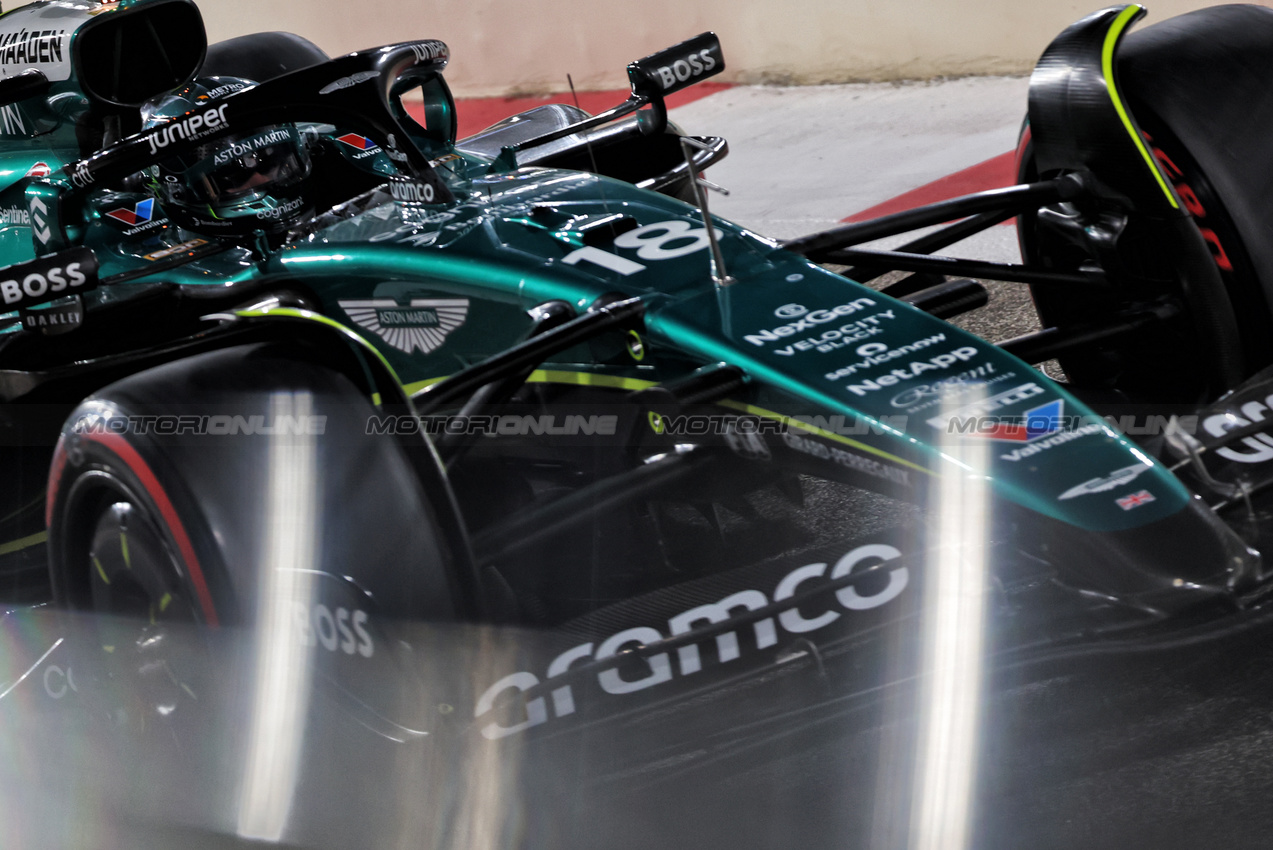 GP ABU DHABI, Lance Stroll (CDN) Aston Martin F1 Team AMR24.

07.12.2024. Formula 1 World Championship, Rd 24, Abu Dhabi Grand Prix, Yas Marina Circuit, Abu Dhabi, Qualifiche Day.

- www.xpbimages.com, EMail: requests@xpbimages.com © Copyright: Bearne / XPB Images