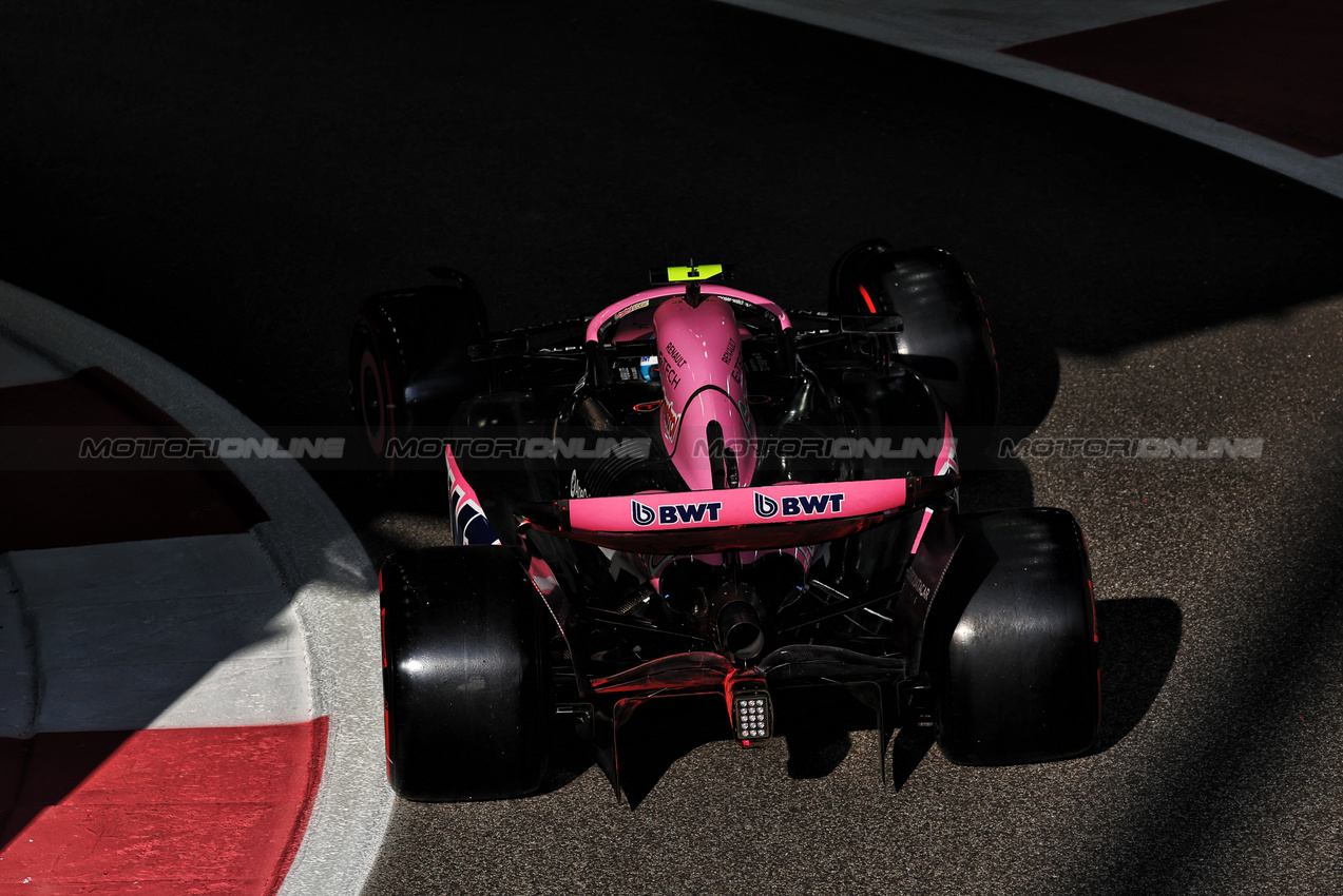 GP ABU DHABI, Pierre Gasly (FRA) Alpine F1 Team A524.

07.12.2024. Formula 1 World Championship, Rd 24, Abu Dhabi Grand Prix, Yas Marina Circuit, Abu Dhabi, Qualifiche Day.

- www.xpbimages.com, EMail: requests@xpbimages.com © Copyright: Bearne / XPB Images