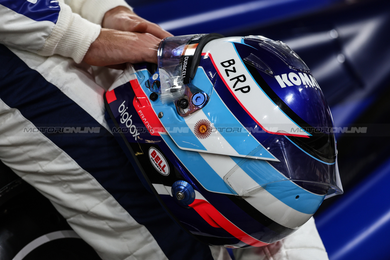 GP ABU DHABI, Franco Colapinto (ARG), Williams  
07.12.2024. Formula 1 World Championship, Rd 24, Abu Dhabi Grand Prix, Yas Marina Circuit, Abu Dhabi, Qualifiche Day.
- www.xpbimages.com, EMail: requests@xpbimages.com © Copyright: Charniaux / XPB Images